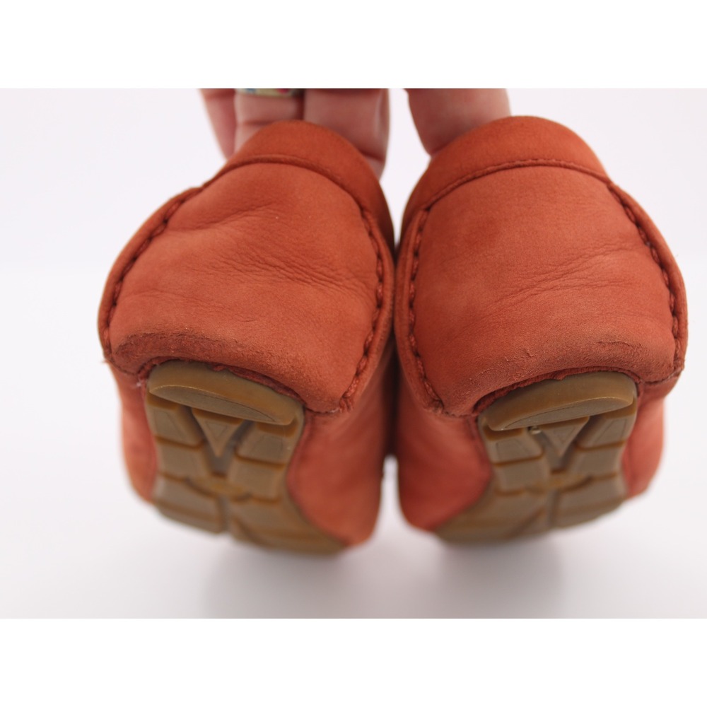 UGG Callen Nubuck Leather Driving Loafers Size 5.5 Terracota Gold Hardware Mocs - Picture 7 of 9